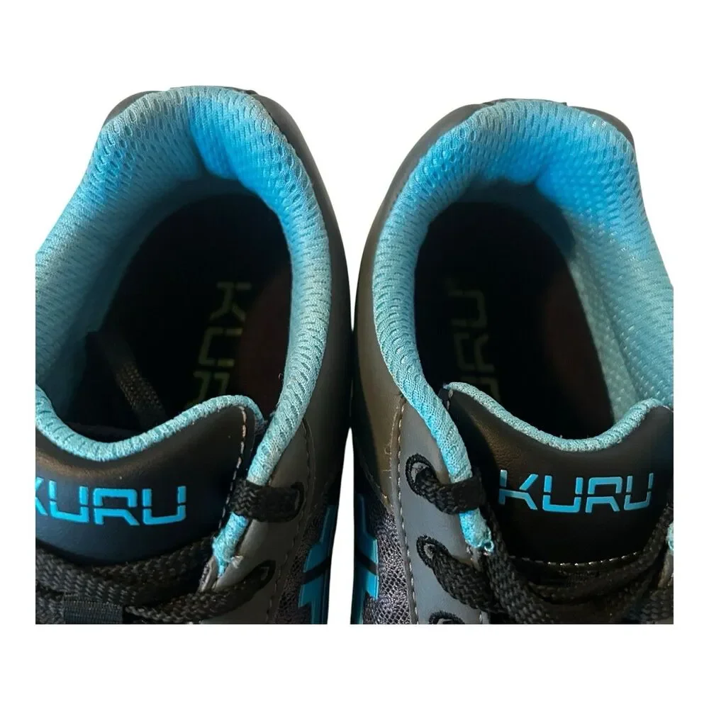 Kuru Quantum Comfort Walking Gym Shoes Gray Teal White Women’s Size 8.5